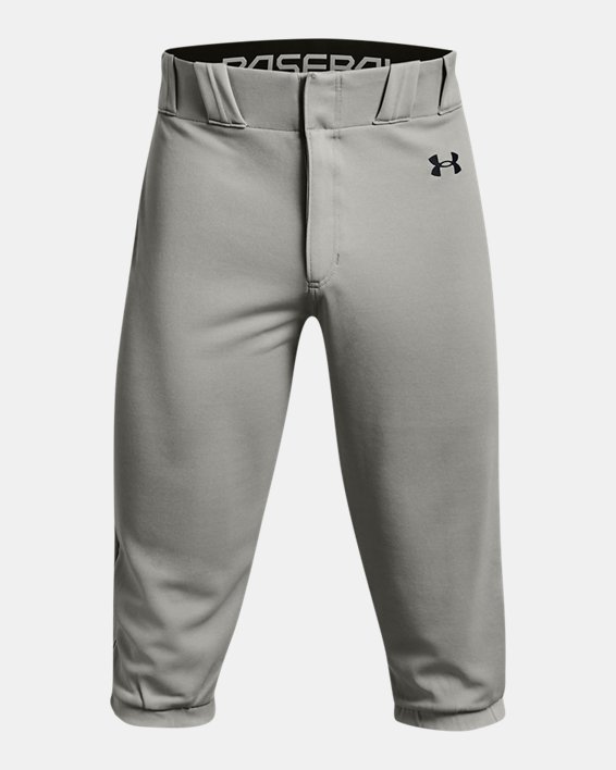 Men's UA Vanish Piped Knicker Baseball Pants, Gray, pdpMainDesktop image number 5